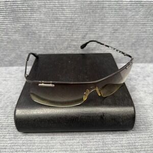 Vtg D&G Dolce & Gabbana 2104 D37 Shield Sunglasses Tinted Lens Made in Italy Y2K